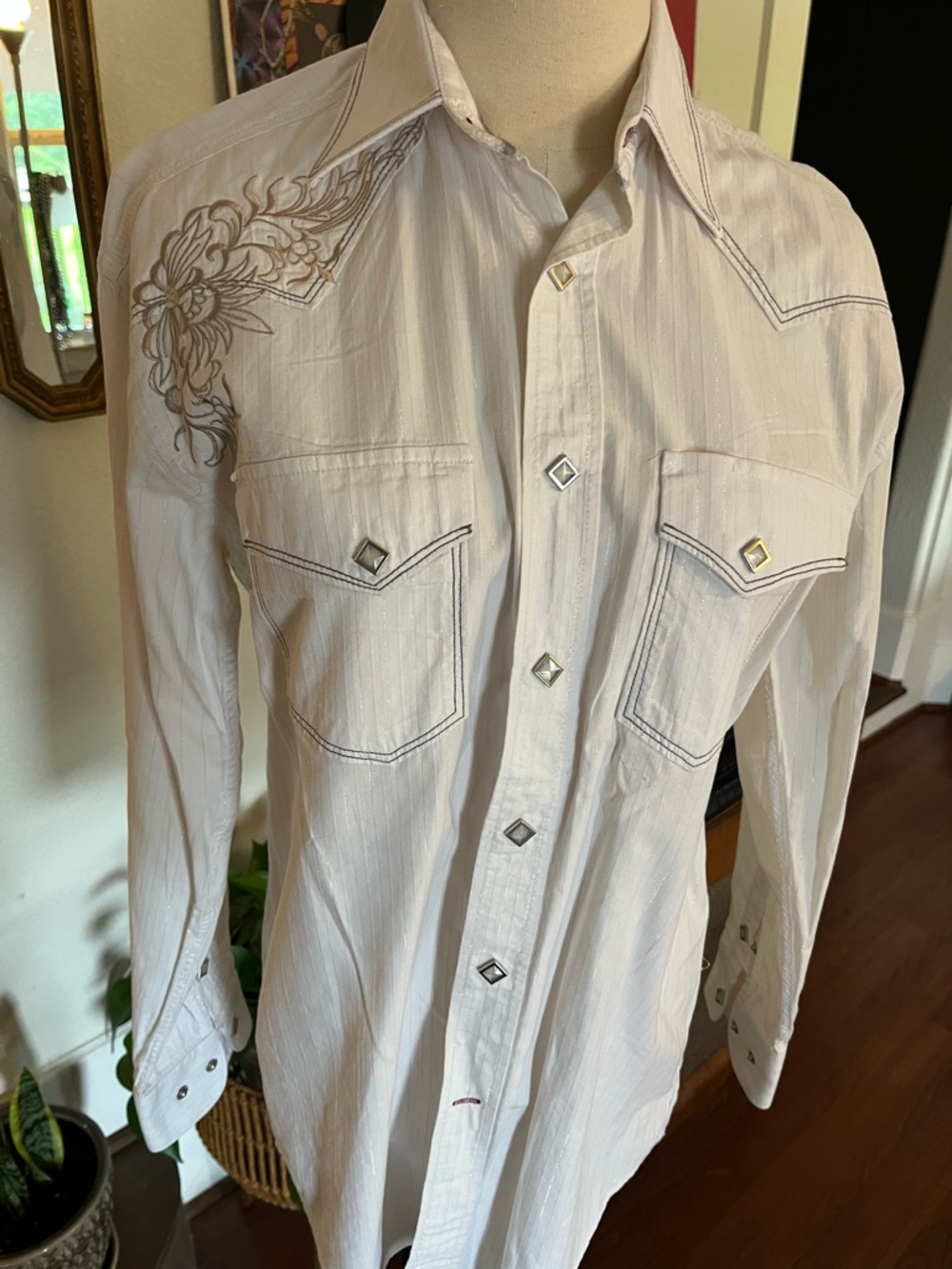 Rough Stock Western Dress Shirt